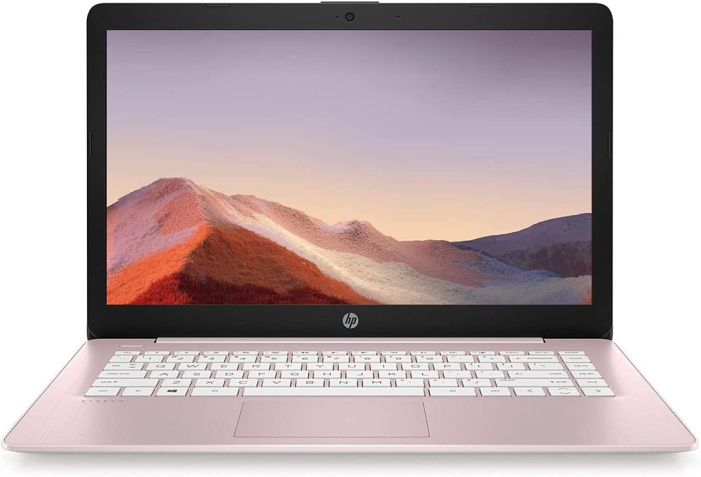 2021 Newest HP Premium 14 inch HD Laptop, Intel Dual-Core Processor Up to 2.6GHz, 8GB RAM, 64GB eMMC Storage