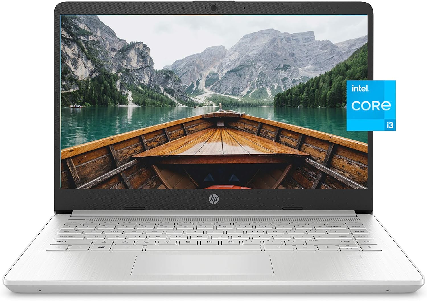 HP 14 Laptop, 11th Gen Intel Core i3-1115G4, 4 GB RAM, 128 GB SSD Storage, 14-inch Full HD Display, Windows 10 in S Mode, Long Battery Life, HP Fast-Charge, Thin & Light Design (14-dq2020nr, 2021)