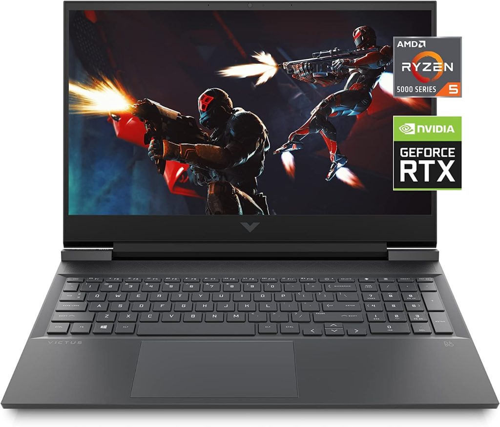 Victus 16 Gaming Laptop, NVIDIA GeForce RTX 3050, AMD Ryzen 5